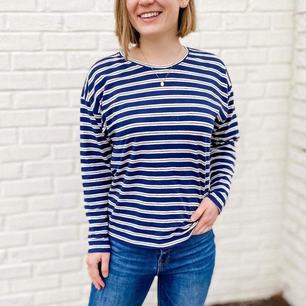 Organic Cotton Striped Tee - Picture 6 of 6